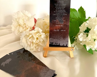 Stray Kids Bookmark "Cover me" / KPop Lyrics Bookmark