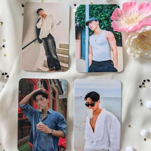 KPOP Ateez "Summer Holidays" con Choi San / Fotocard realizzate dai fan