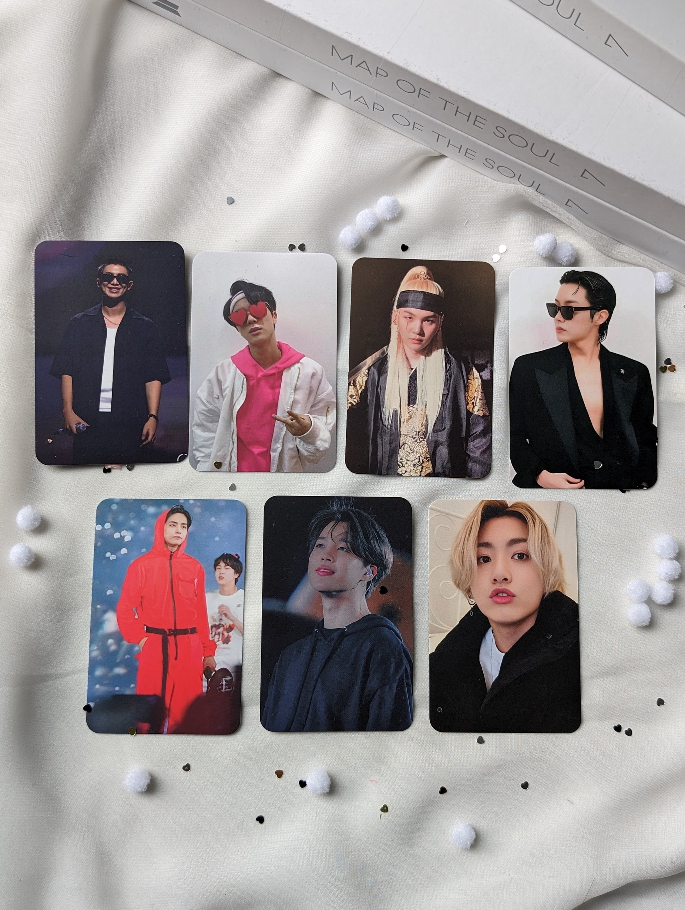 BTS Best of / Iconic Moments Fanmade Photocards OT7 (jungkook, Jin