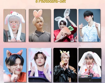 Ateez OT8 Fanmade Photocards "Easter Swag" Set