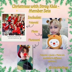 Christmas with Stray Kids - Bias Member Set Photo - Photocard - Polaroid