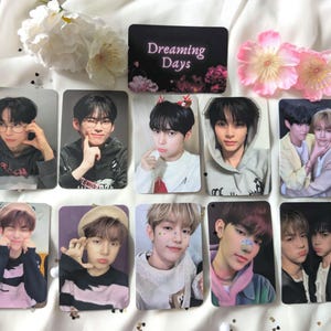KPOP - Tarjetas fotográficas hechas por fans de Zerobaseone "Haobins Cutie Time" / Zhang Hao y Sung Hanbin