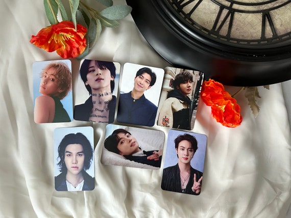 BTS OT7 MY TIME (past/present) Fanmade Photocards Kpop - Etsy
