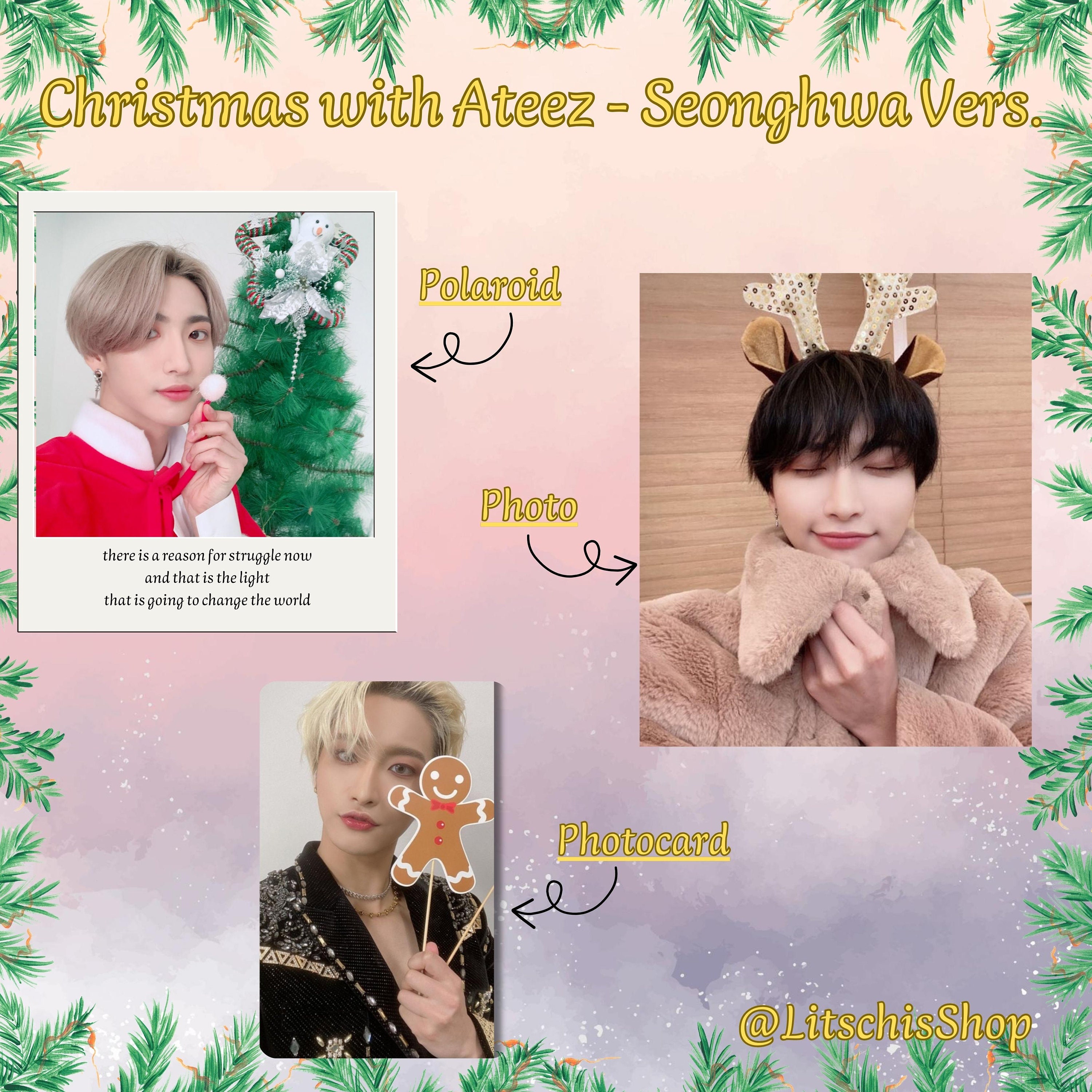 Christmas With Ateez - Bias Member Set Photo - Photocard