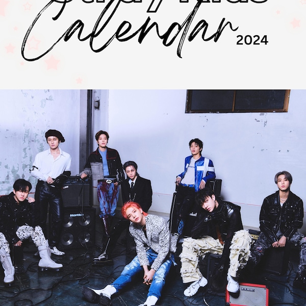 2024 Wall Calendar Kpop Etsy