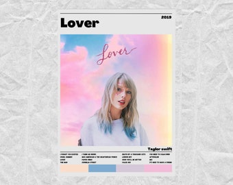 Taylor swift lover album cover - Etsy 日本
