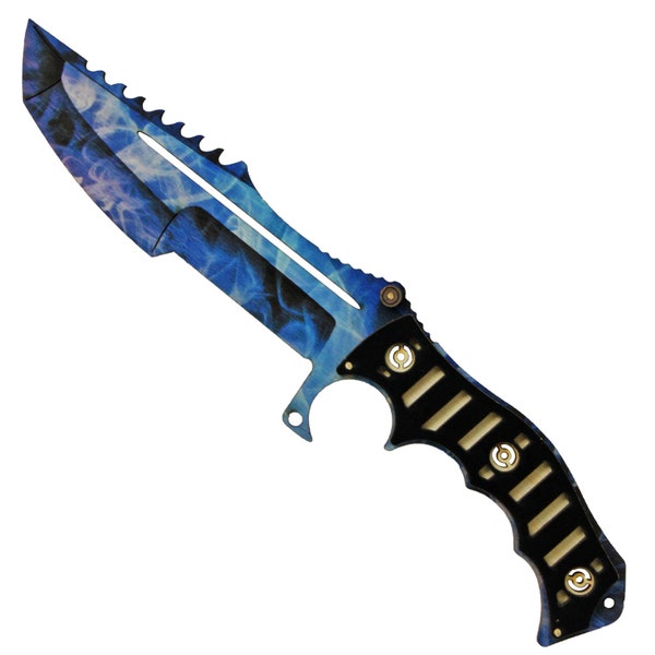 CSGO-Themed Wooden Huntsman's Knife: A Collector's Dream with 6 Skin Choices - Ideal for Outdoor Play and Souvenir Gifts