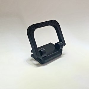 Minimalistic Aquarium Tank Lid Hinged Handle Clip (Not Permanent)