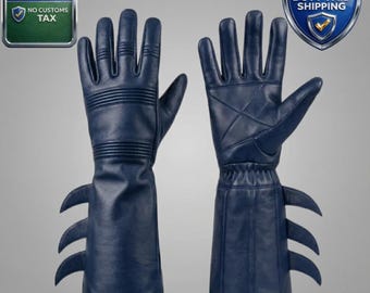 Handschuhe inspiriert Superheld Michael Keaton | Bildschirmgenaue Batman Cosplay Handschuh