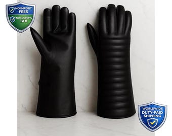 Darth Vader Cosplay Handschuhe - Sith Lord schwarze Handschuhe, Star Wars Kostüm-Accessoire