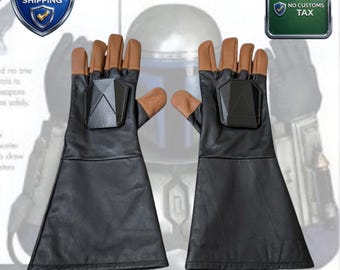 Boba Fett Cosplay Handschuhe: Mandalorianische Panzerhandschuhe