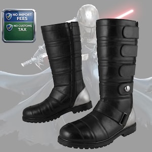 Starkiller Cosplay Boots, Sith Warrior Costume Shoes