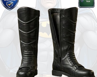 Michael Keaton Inspiriert Batman Cosplay Stiefel, Militär Stiefel, Motorrad, Taktisch, Jagen
