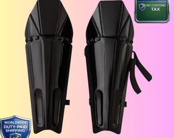 Darth Vader Schienbeinschoner, Cosplay Black Armor Pads