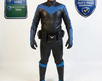 Nightwing Cosplay Kostüm: Von DC Comics inspirierte Rüstung für Männer
