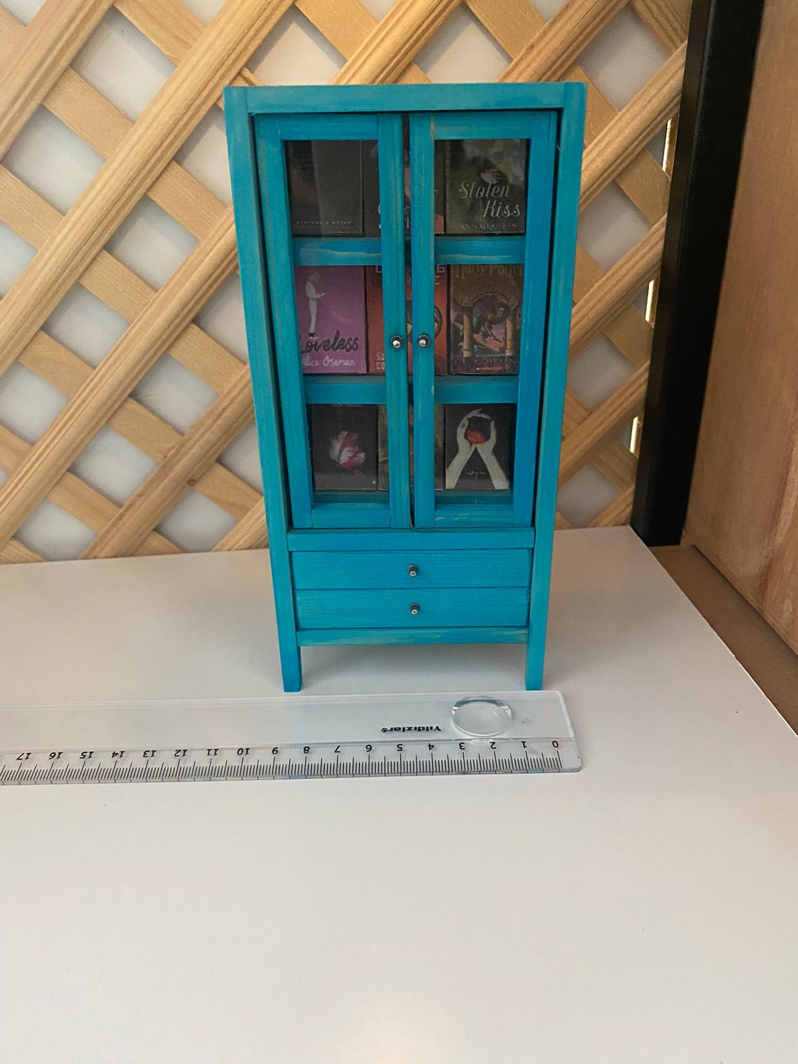 Miniature Bookshelf Etsy