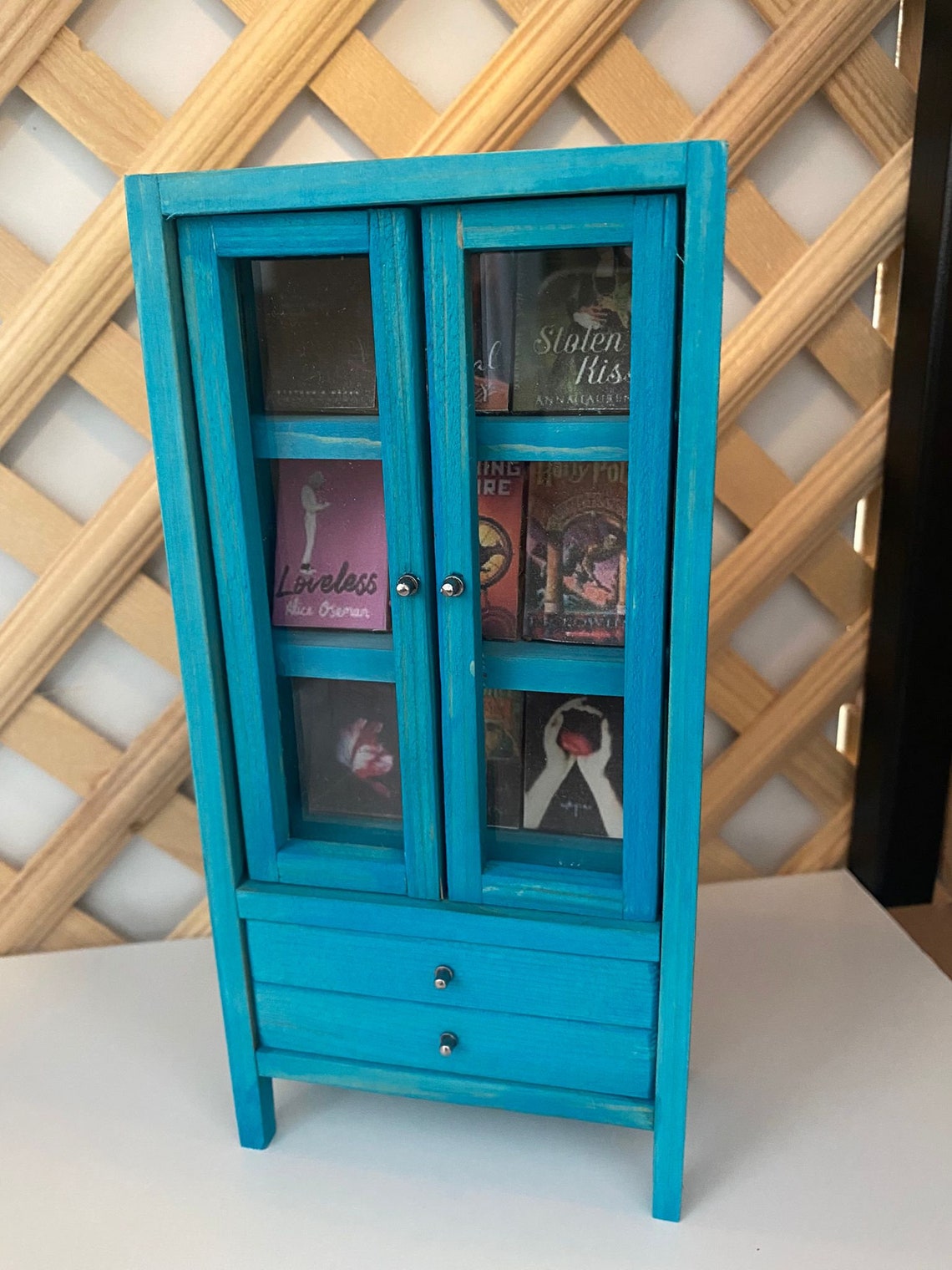 Miniature Bookshelf Etsy