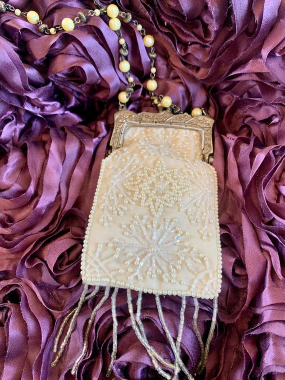 1920’s beaded purse - image 1