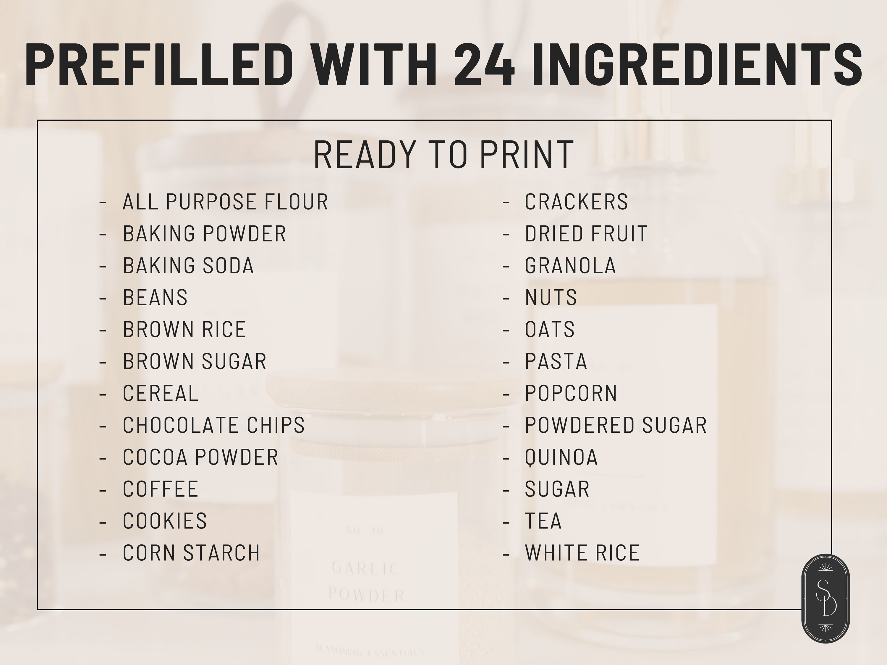 Editable Pantry Labels for Pantry Labels Custom Kitchen Etsy Australia