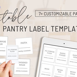 Editable Pantry Labels For Pantry Labels Custom Kitchen Sticker Labels Custom Pantry Labels Printable Label Templates For Download