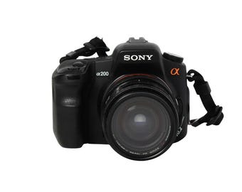 Sony Alpha A200 DSLR Camera With Lens - Etsy