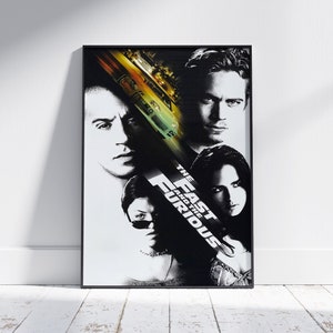 The Fast and Furious - Original - Film TV Show Classic Poster Print - A5 A4 A3 A2