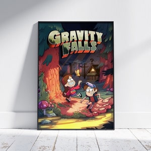 Gravity Falls - Movie TV Show Classic Poster Print - A5 A4 A3 A2