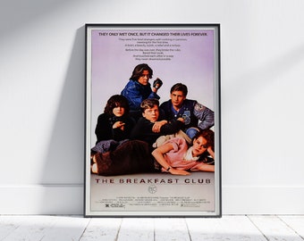 The Breakfast Club - Movie 80s Classic Poster Print - A5 A4 A3 A2