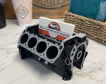 Hemi V8 Business Card Holder, Chrysler Big Block Engine Block, Car Guy Gift, Automotive Decor, Chevy Gift, Automotive Gift, Car Mechanic