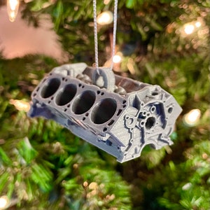 Ford Engine Block Christmas Ornament, Small Block Ford, Ford Car Guy Gift, Automotive Decor, Chevy Gift, Automotive Gift, Car Mechanic Gifts