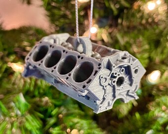 Ford Engine Block Christmas Ornament, Small Block Ford, Ford Car Guy Gift, Automotive Decor, Chevy Gift, Automotive Gift, Car Mechanic Gifts