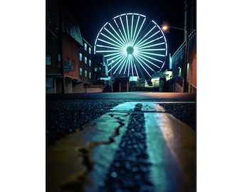 Coastal Photography Print - Casino Pier Ferris Wheel