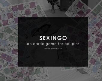 Sexingo Spiel: Erwachsene Paare Vorspiel (PDF Download) Sexkarten Erwachsene Date Night Bingo Tombola