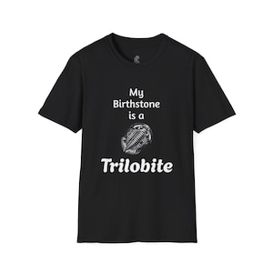 Trilobite T-shirt for Paleontology Fans, Fossil Enthusiasts, Science Lovers, Gift for Geologists, Prehistoric Creature Tee, Unisex Softstyle