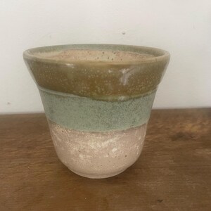 Ceramic glazed decorative plant pot