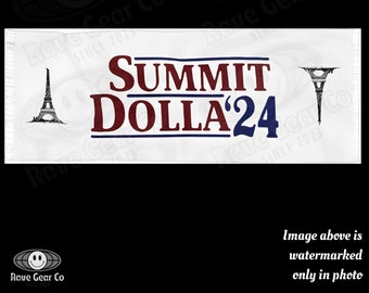 Summit Dolla Eiffel Tower "24 Festival Rave Pashmina Scarf | Rave Accessory | Festival Outfits | Rave Clothing | EDM