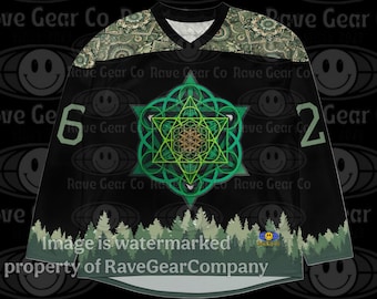 Happy Forest Rave Hockey Jersey – EDM Festival Clothing