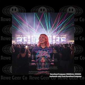 Camiseta ligera de hockey para festivales Lil Miss Laser Lover: ropa EDM para rave, ropa de festival para mujer, atuendo Lost Lands, EDC imagen 8