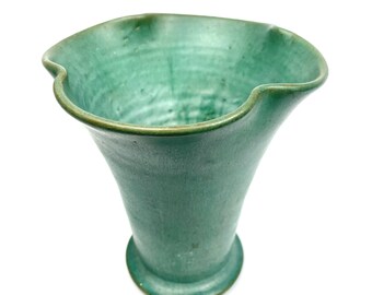 Weller Green Pattern Vase
