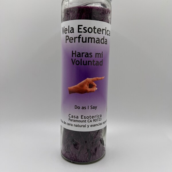 Vela Harás Mi Voluntad Etsy