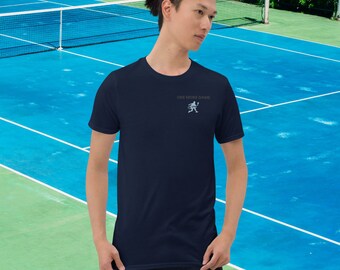Funny One More Game Sports Shirt For Men Pickleball Players, Competitive Sports Clothing For Pickleball Athletes, Mens Pickleball Gear
