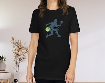 T-Shirt With Pickleball Player Design Gift For Her Pickleball Lover Tee Pickleball Paddle T-Shirt For Sports Fans