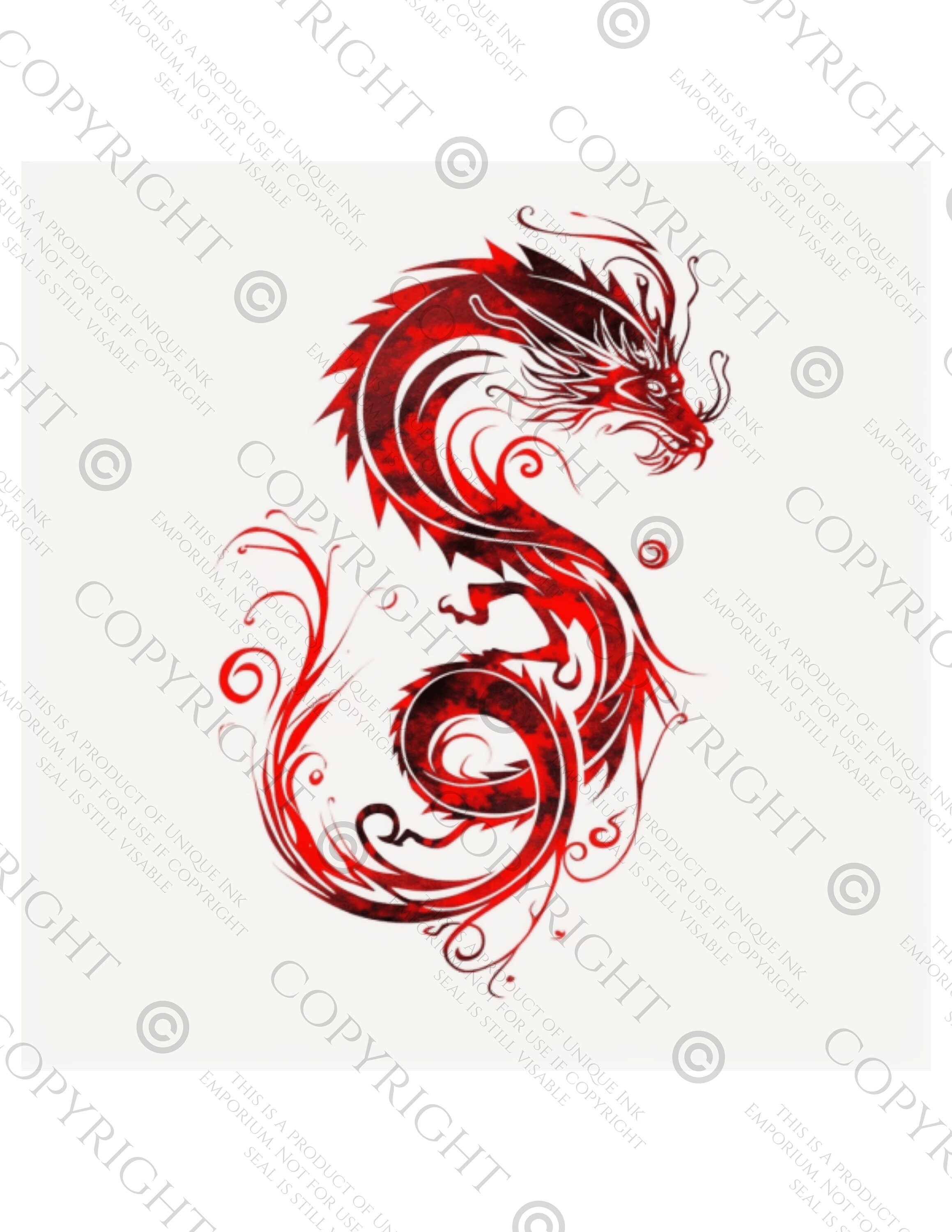 Simple Dragon Tattoo Designs For Women