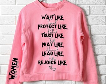 Women of the Bible Png Svg , Western Christian svg png, Motivational png, Bible Verse png svg Religious Quotes png svg, Sleeve Shirt Designs