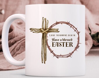 Love triumphs death Blessed png, Easter PNG, He Is Risen png, Easter png, Faith png, Jesus png, Religious Easter png, Christian png