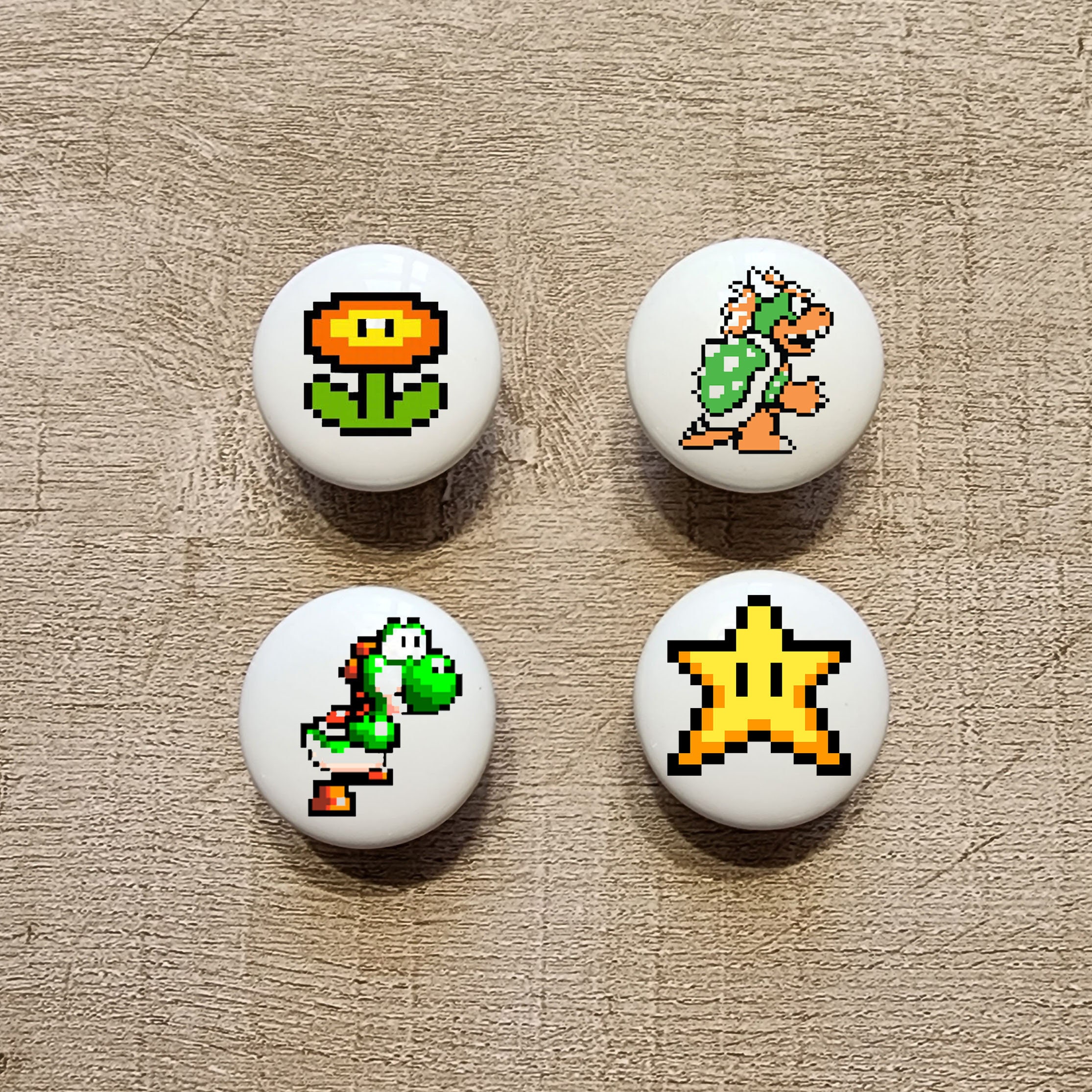 Video Game Character Ceramic Knobs / Bedroom Dresser Knob / Video Game ...