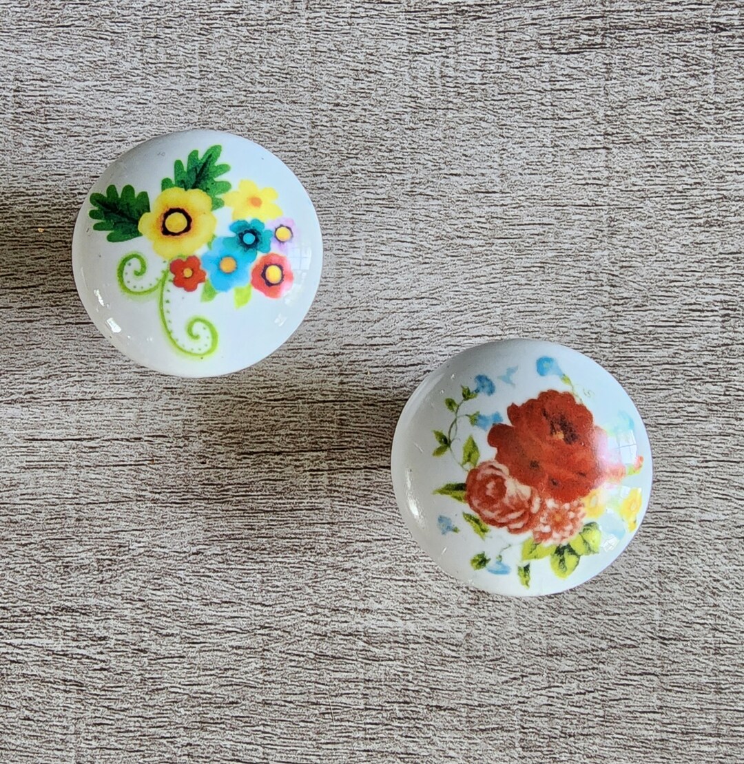 Pioneer Woman Inspired Dresser Knobs / Custom Ceramic Pioneer Woman