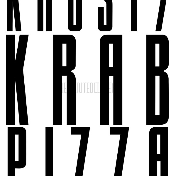 Krusty Krab Pizza - Etsy