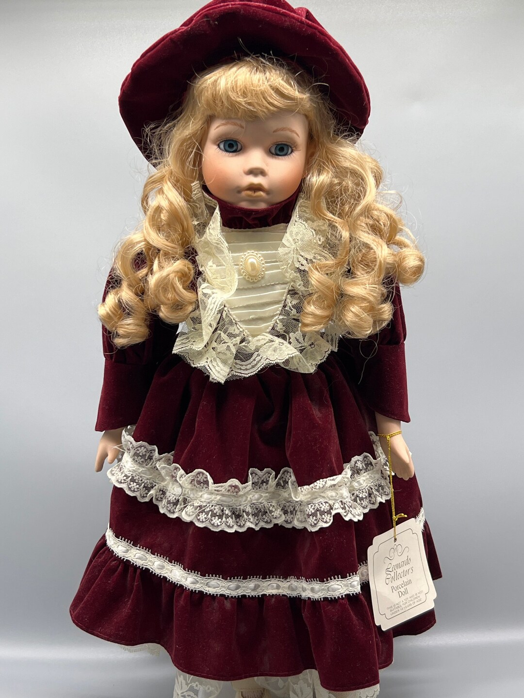 Vintage Porcelain Doll Leonardo Collection Etsy