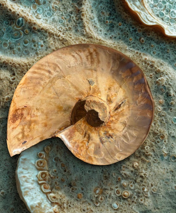 Ammonite Fossil Pick Your Own | Genuine Prehistoric Shell | Natural Spiral Fossil | Jurassic Marine Fossil Specimen